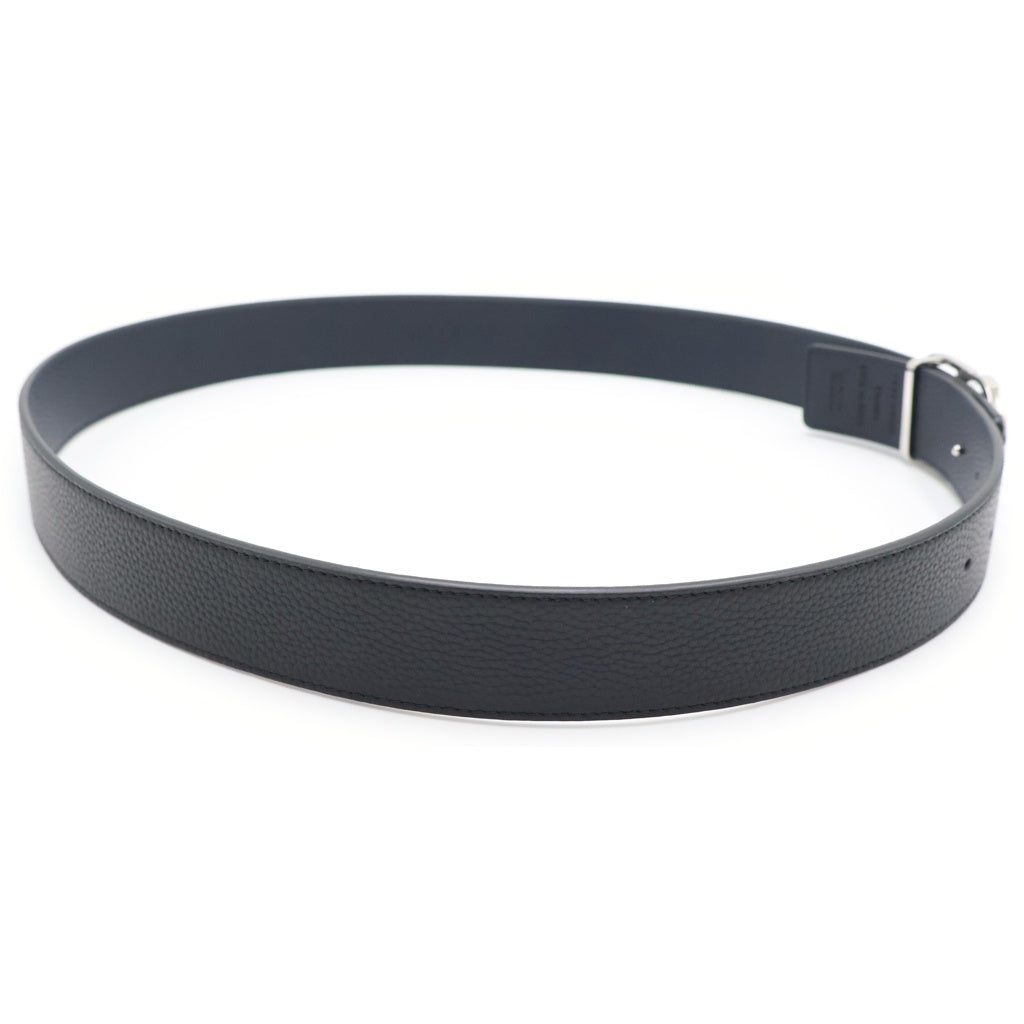 DIOR(ディオール) CDロゴ リバーシブル レザーベルト ブラック シルバー金具♯100/40 レディース