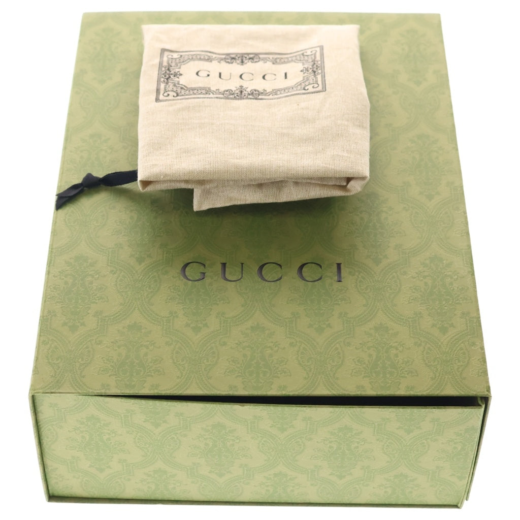 GUCCI(グッチ) GGマーモント レザー チェーンショルダーバッグ ブラック 443497 レディース