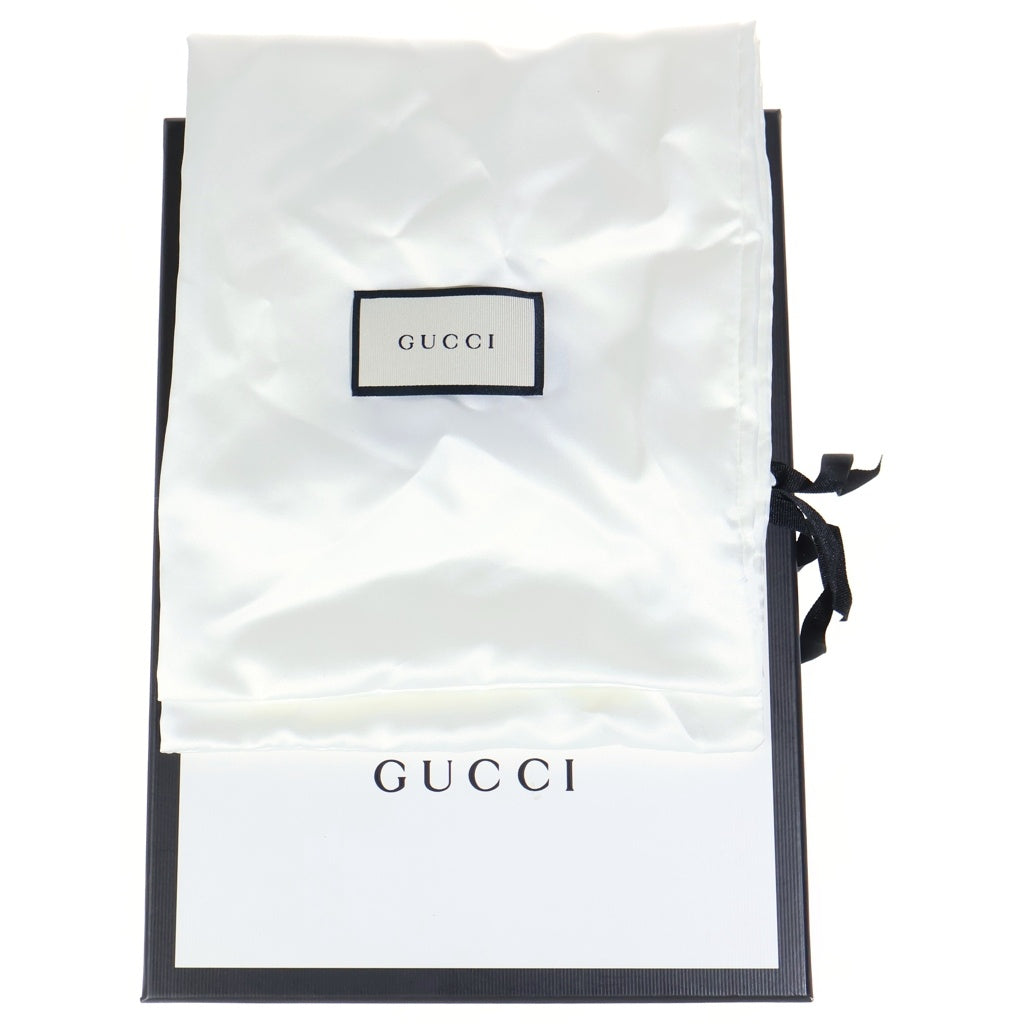 GUCCI(グッチ) ダブルG バックストラップ サンダル シューズ ブラック/ホワイト レディース