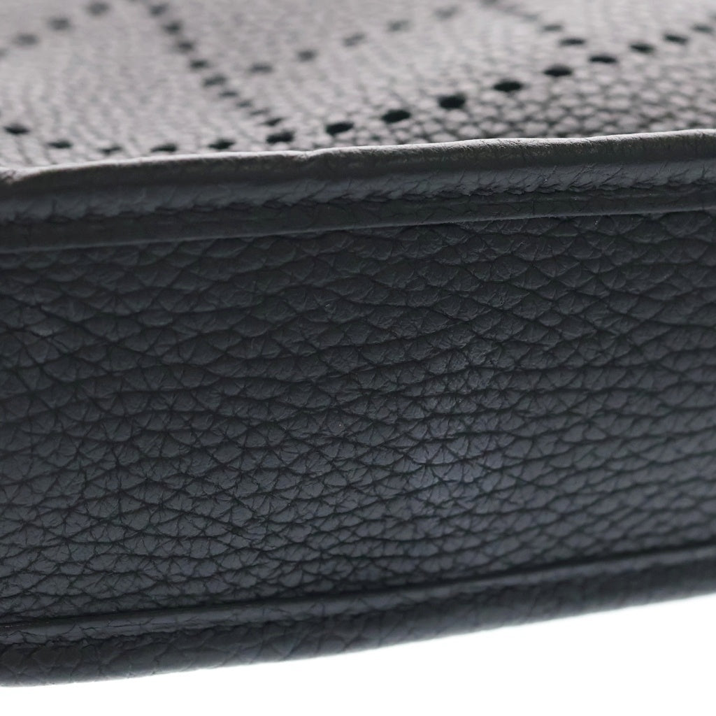 HERMES(エルメス) エブリン TPM ショルダーバッグ ブラック トリヨン レザー Y刻印 シルバー金具 レディース