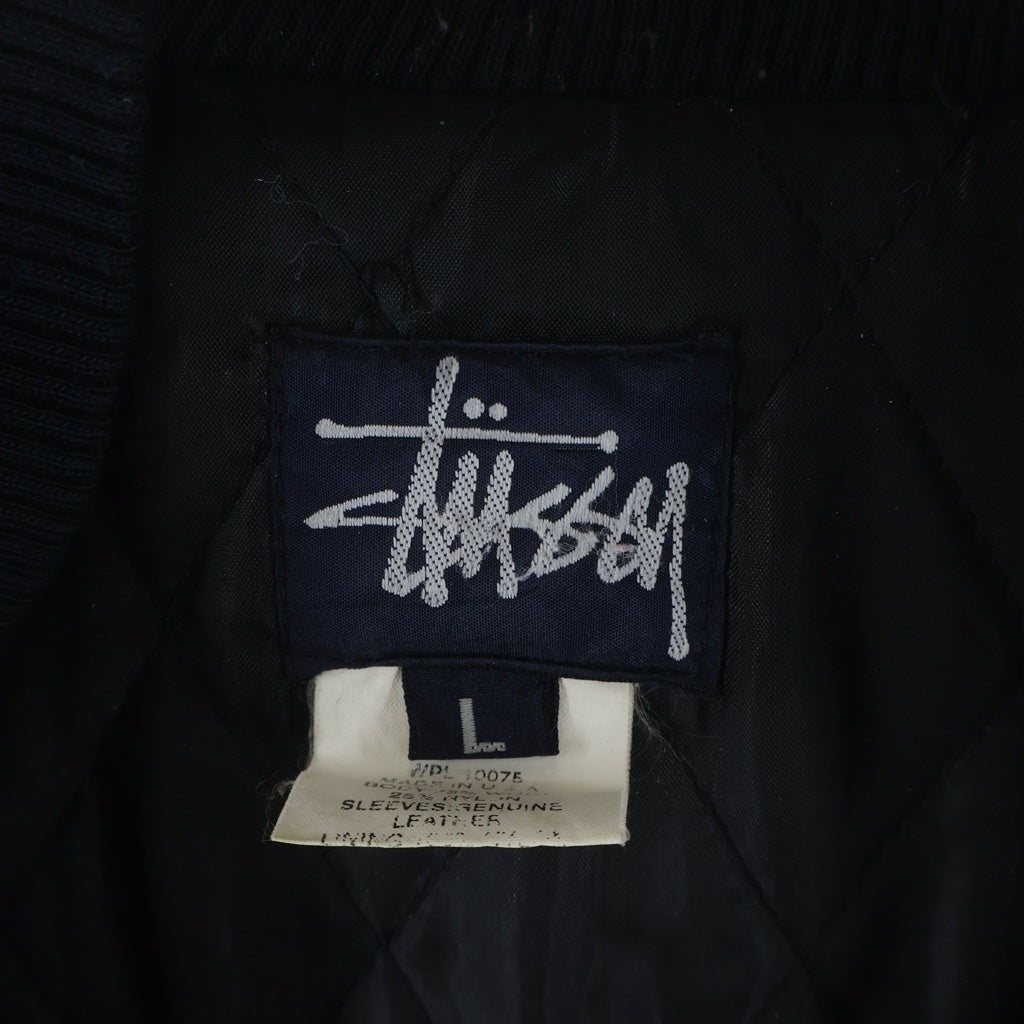 STUSSY(ステューシー) 90s オールドステューシー スタジャン ブラック L