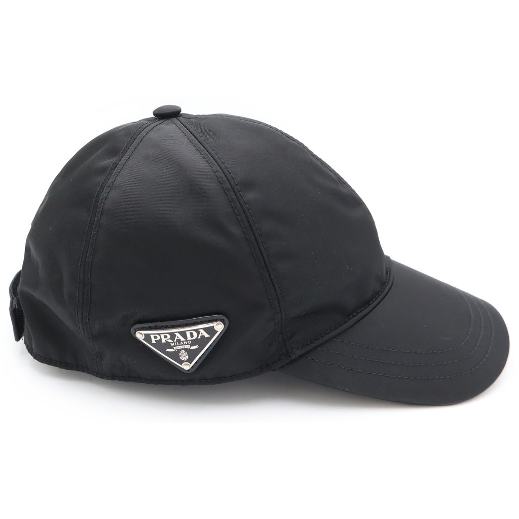 PRADA(プラダ) Re-Nylon ベースボールキャップ ブラック M 1HC274