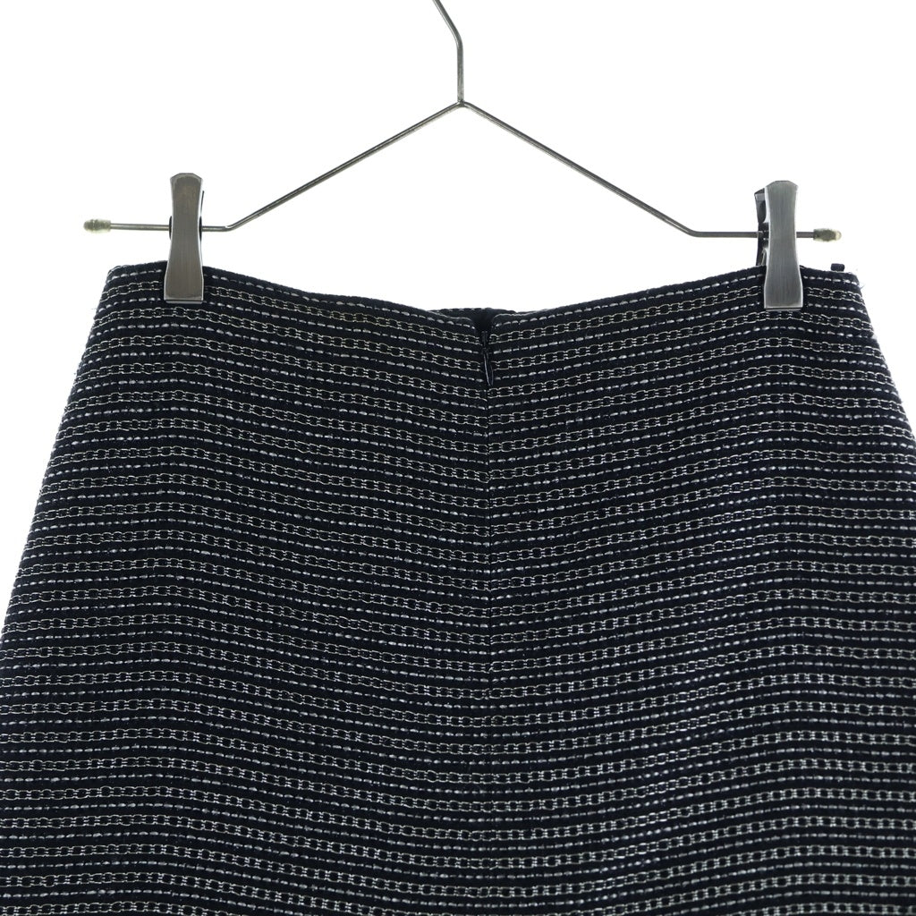 CHANEL(シャネル) 裾レースツイードスカート ブラック #36 P22251V13148 レディース
