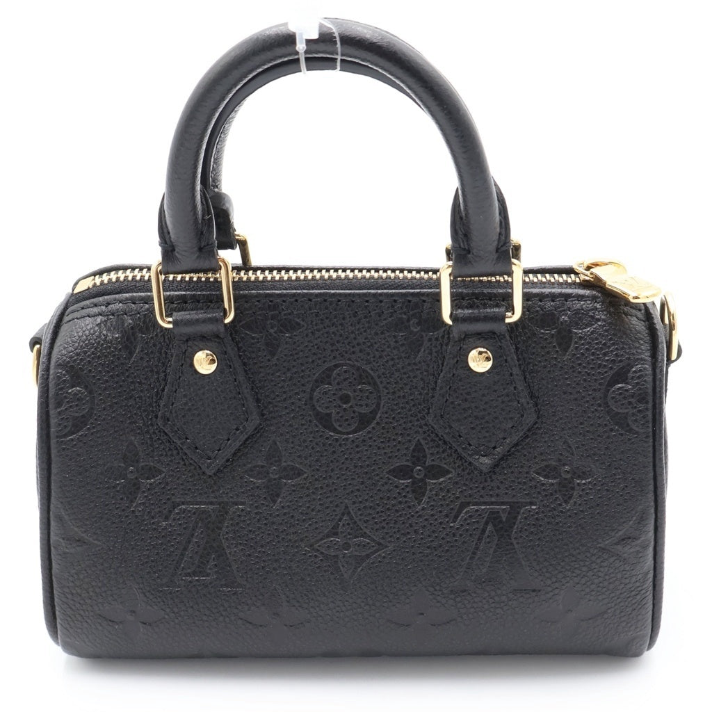 LOUIS VUITTON(ルイヴィトン) モノグラムアンプラント ナノスピーディ 2wayハンドバッグ ショルダーバッグ RFID M82450 レディース