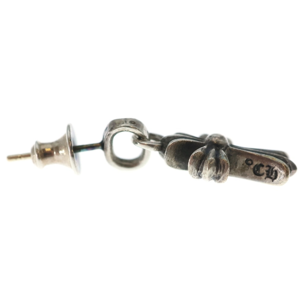 CHROME HEARTS(クロムハーツ) BBY F PPRCHN ベイビーファットクロス ドロップピアス シルバー BCA090