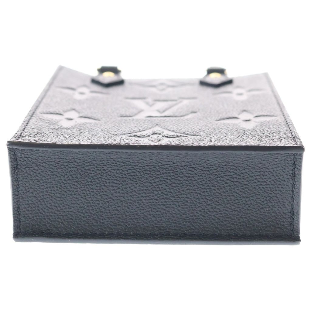 LOUIS VUITTON(ルイヴィトン) アンプラント プティットサックプラ 2WAYバッグ ミニショルダーバッグ ブラック ノワール レザー M80478 ゴールド金具 レディース