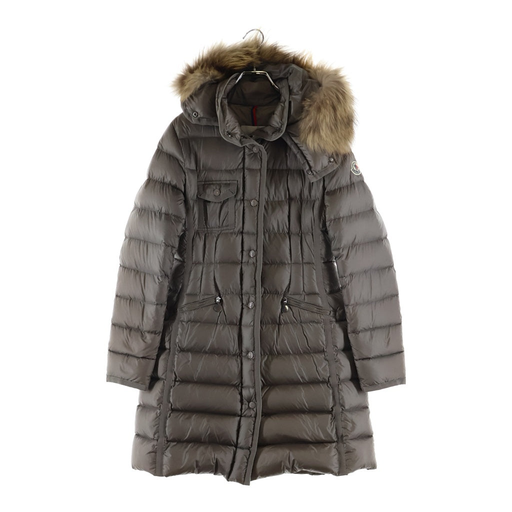 MONCLER(モンクレール) 15AW HERMIFUR エルミファー ロングダウンジャケット ベージュ レディース A209349955615 53048