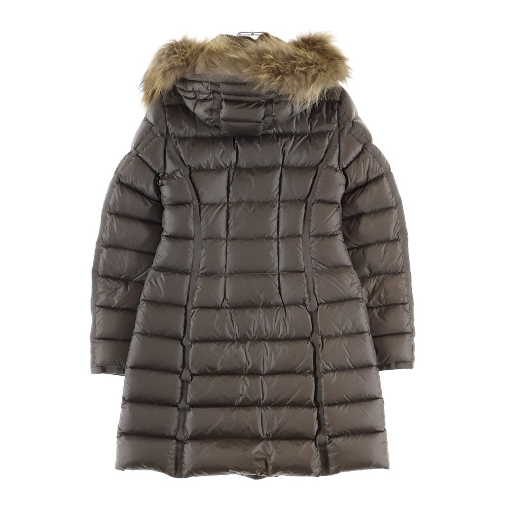 MONCLER(モンクレール) 15AW HERMIFUR エルミファー ロングダウンジャケット ベージュ レディース A209349955615 53048