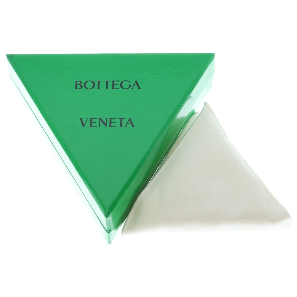 BOTTEGA VENETA(ボッテガヴェネタ) レザー フープ ピアス パープル ゴールド金具 レディース