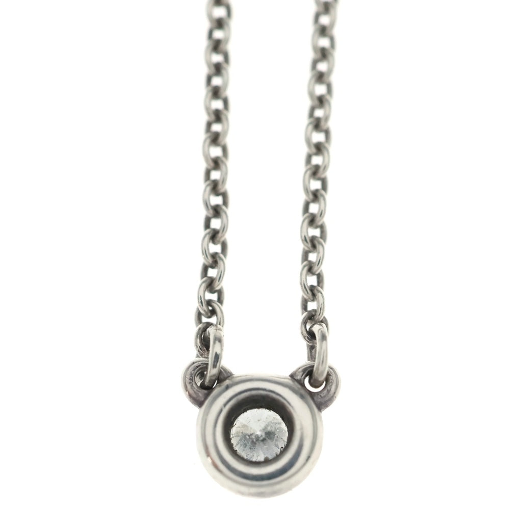 TIFFANY & Co.(ティファニー) バイザヤード ネックレス ダイヤ ペンダント チェーン シルバー Ag925