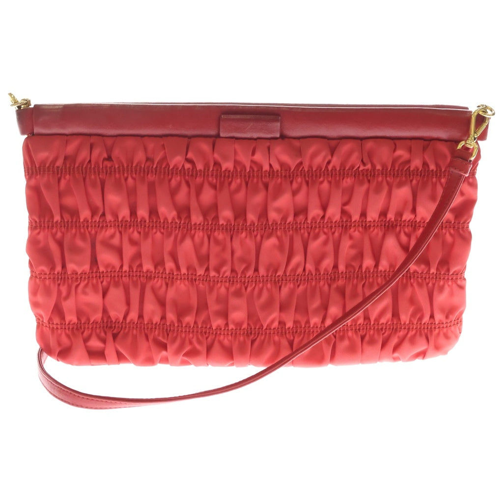 PRADA(プラダ) ショルダーバッグ サコッシュ ミニバッグ レッド