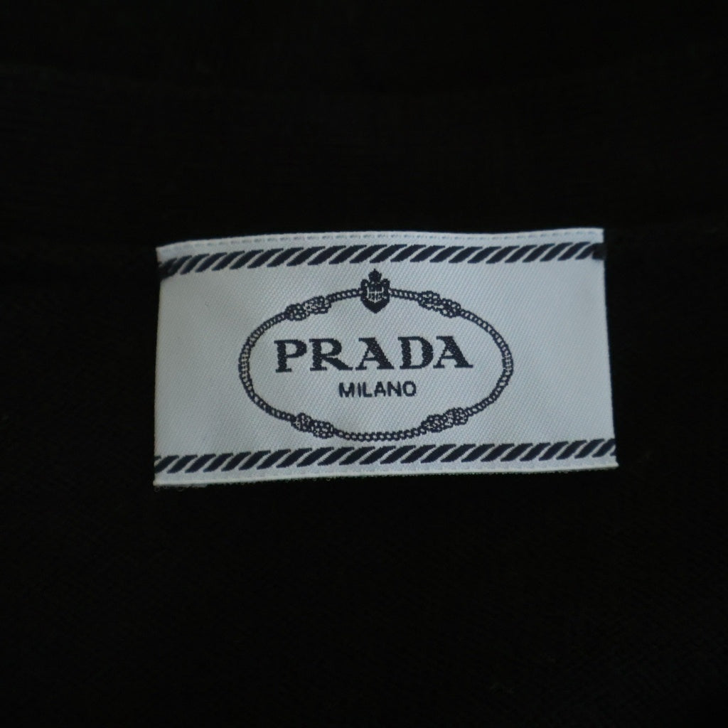 PRADA(プラダ) ウール ニット 長袖カーディガン ブラック レディース DNA525