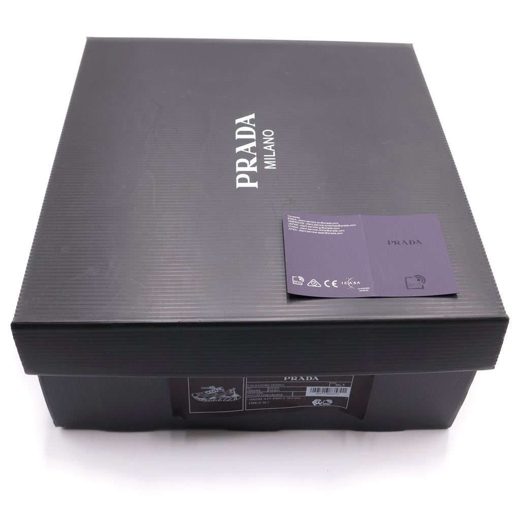 PRADA(プラダ) ラッシュ ナイロン ギャバジン ローカットシューズ スニーカー ブラック レディース 1E655M
