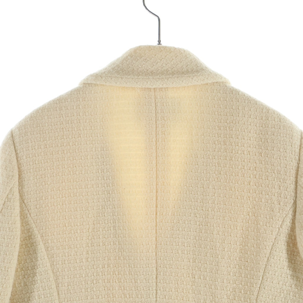 CHANEL(シャネル) 02C クルーズ ウールツイード 4B テーラードジャケット アイボリー レディース P18924V10484