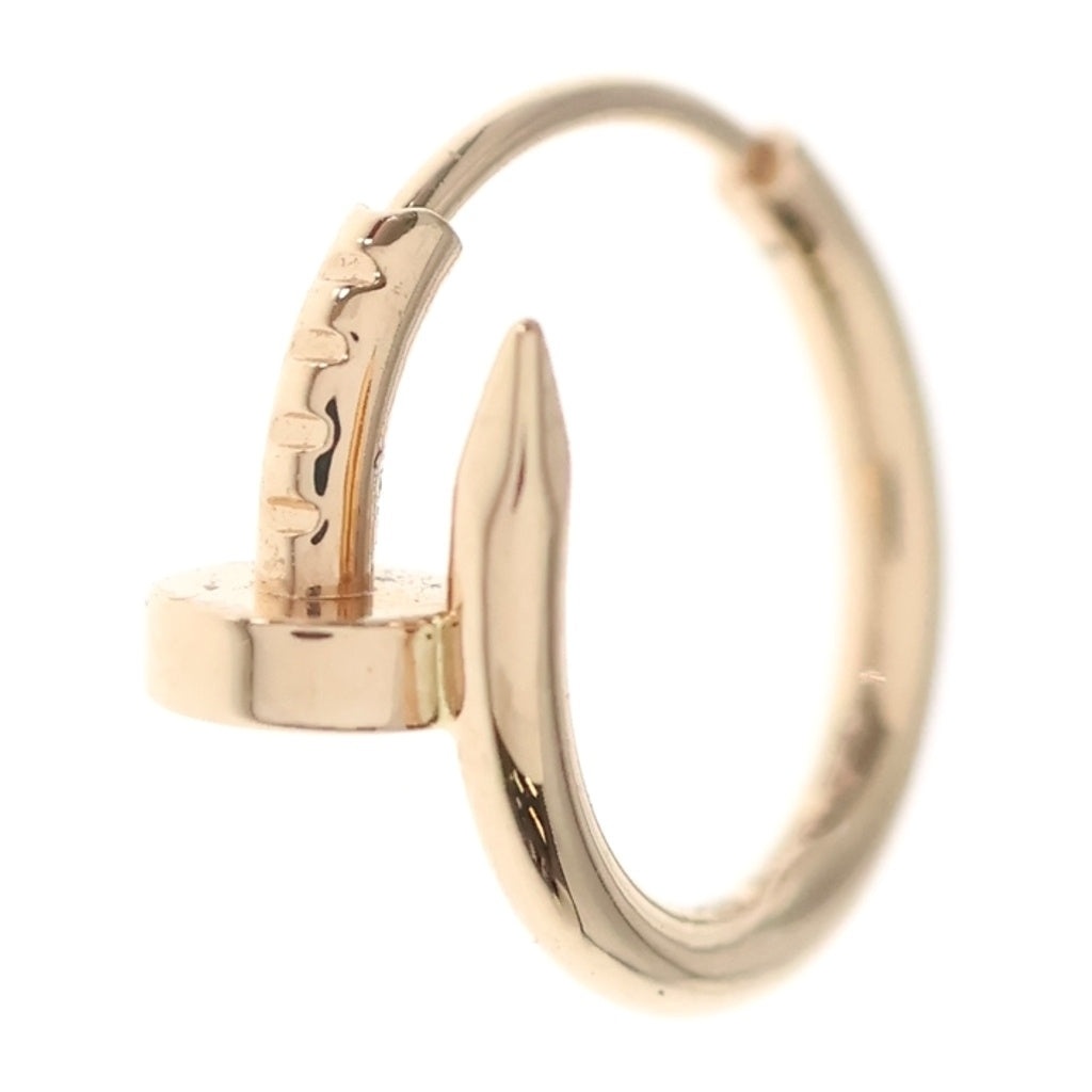 Cartier(カルティエ) ジュスト アン クル ピアス Au750 K18 PG ピンクゴールド レディース