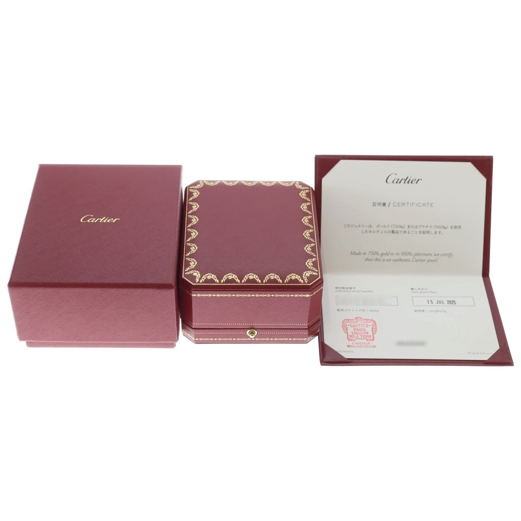 Cartier(カルティエ) ジュスト アン クル ピアス Au750 K18 PG ピンクゴールド レディース