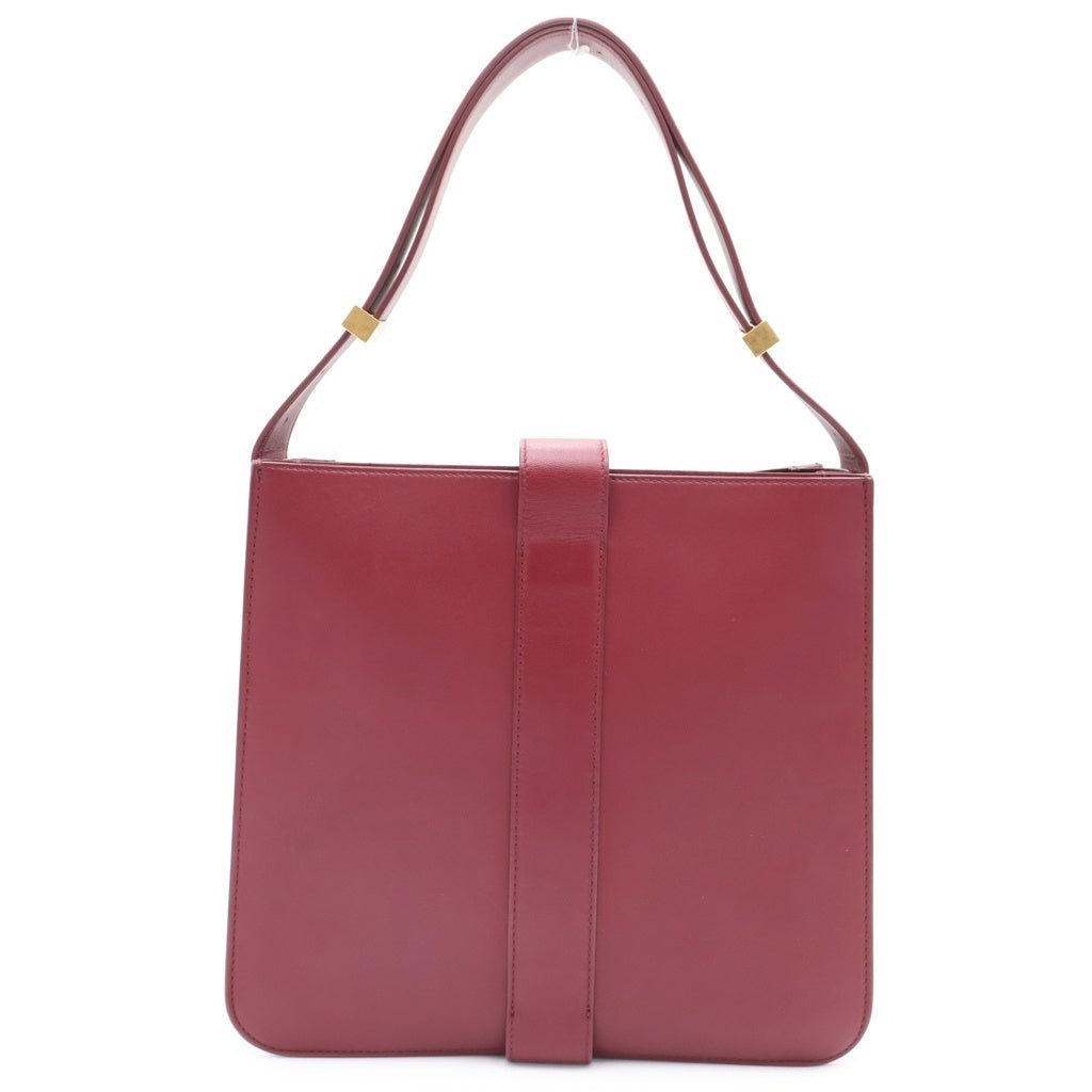BOTTEGA VENETA(ボッテガヴェネタ) マリー ワンショルダーバッグ 肩掛けバッグ レッド バーガンディー レザー ゴールド金具 レディース