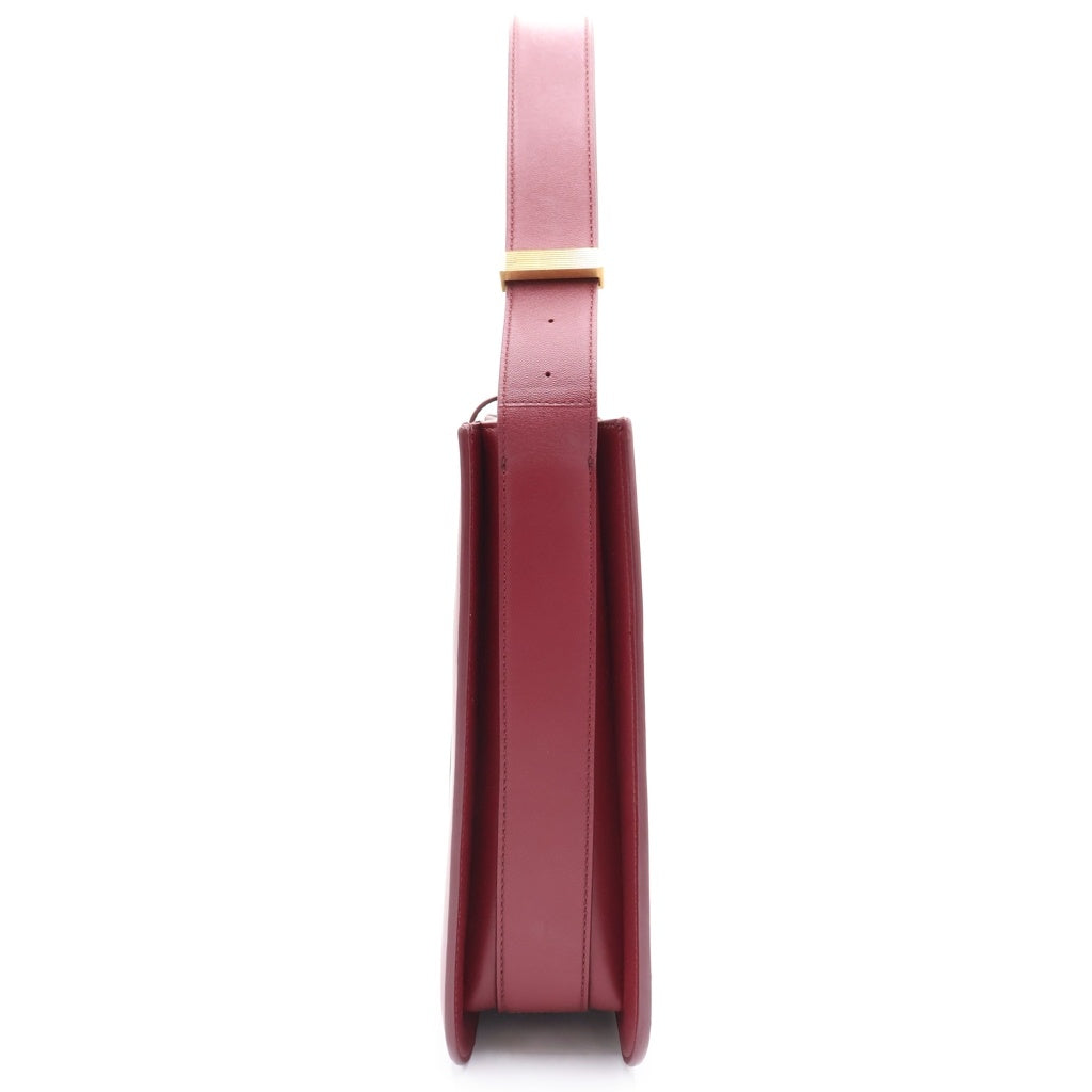 BOTTEGA VENETA(ボッテガヴェネタ) マリー ワンショルダーバッグ 肩掛けバッグ レッド バーガンディー レザー ゴールド金具 レディース
