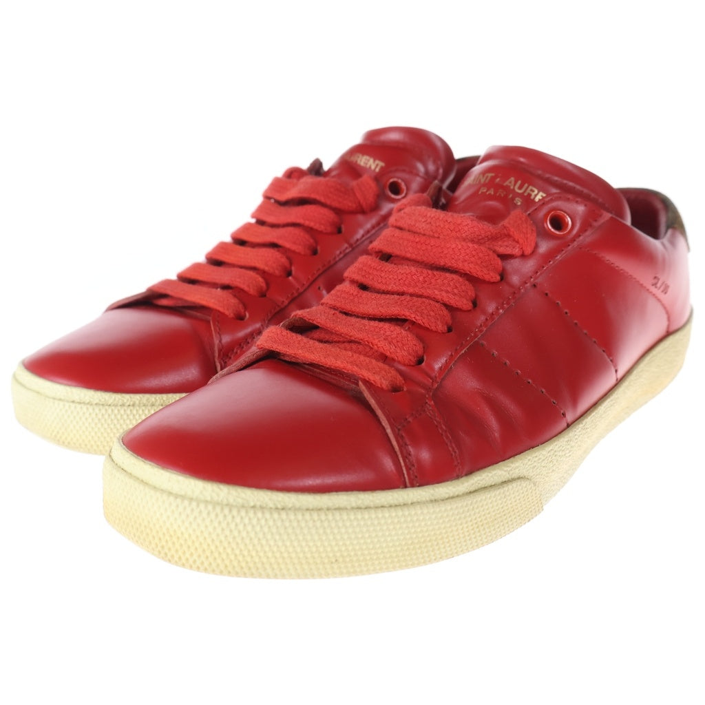 SAINT LAURENT PARIS(サンローランパリ) SL/06 ローカットスニーカー レッド VU421570 レディース