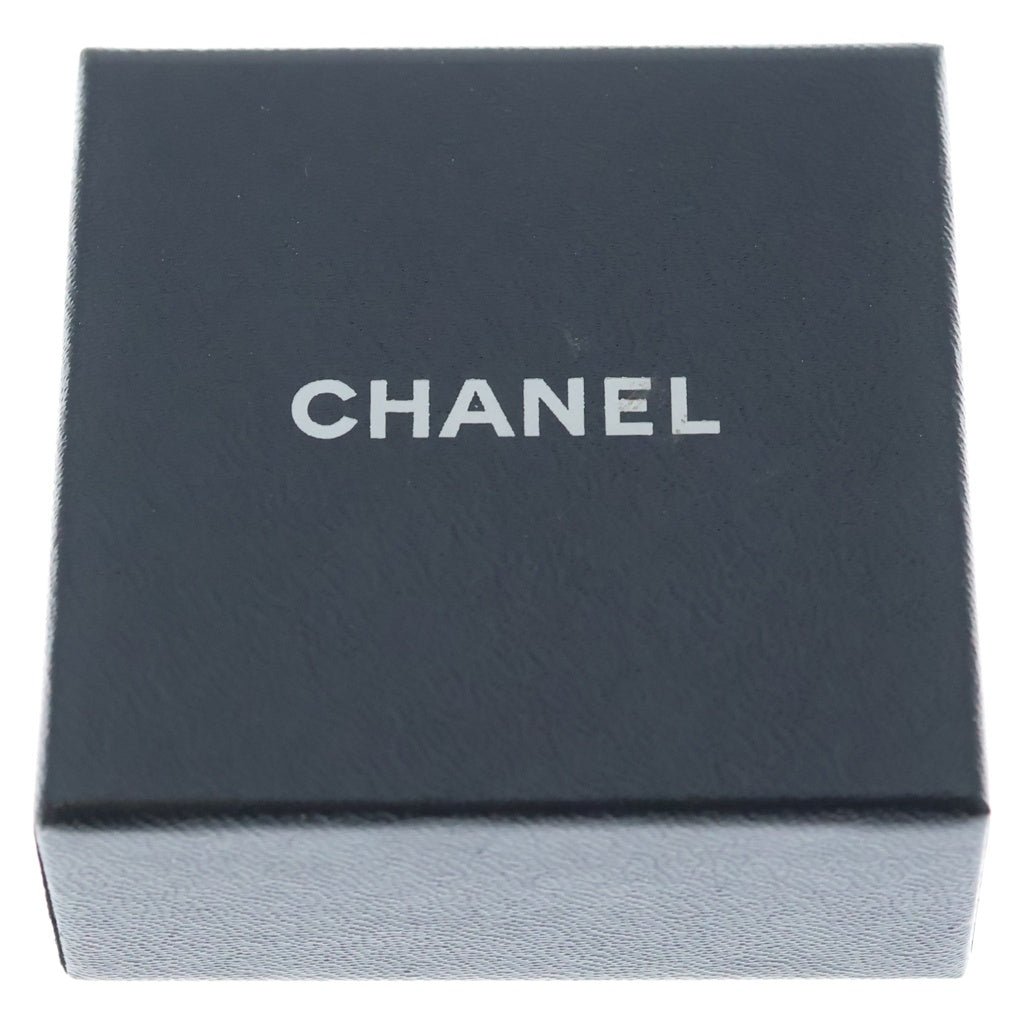 CHANEL(シャネル) ココマーク オーバル ラウンド イヤリング ブラック×ゴールド GP レディース