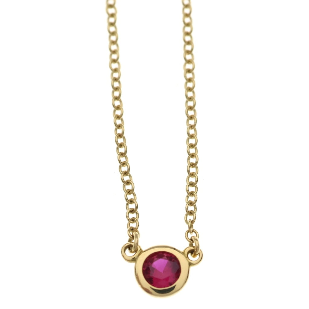 TIFFANY & Co.(ティファニー) カラーバイザヤード ネックレス ルビー