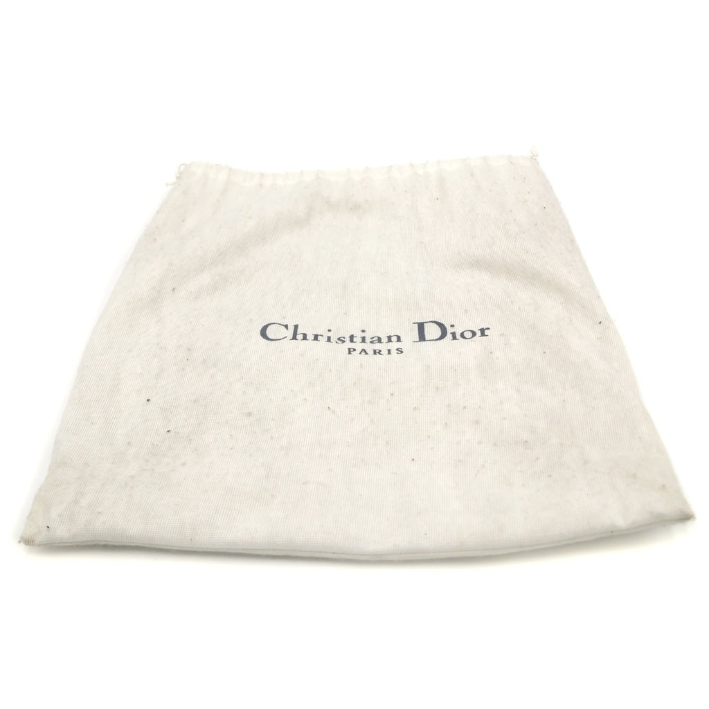 Christian Dior(クリスチャンディオール) レディディオール ミディアム キルティングバッグ ハンドバッグ ブラック レザー ゴールド金具 レディース