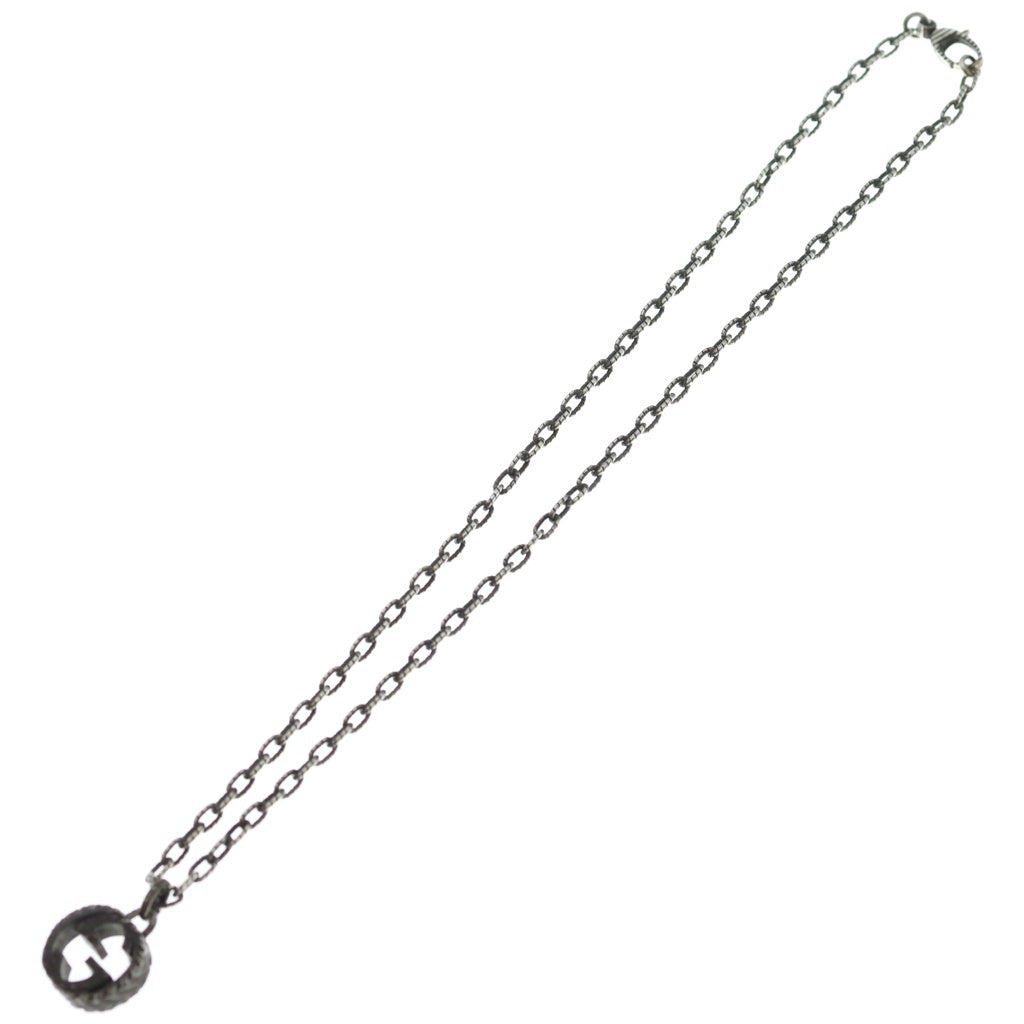 GUCCI(グッチ) インターロッキングG ネックレス ペンダント チェーン シルバー Ag925 17.3g レディース