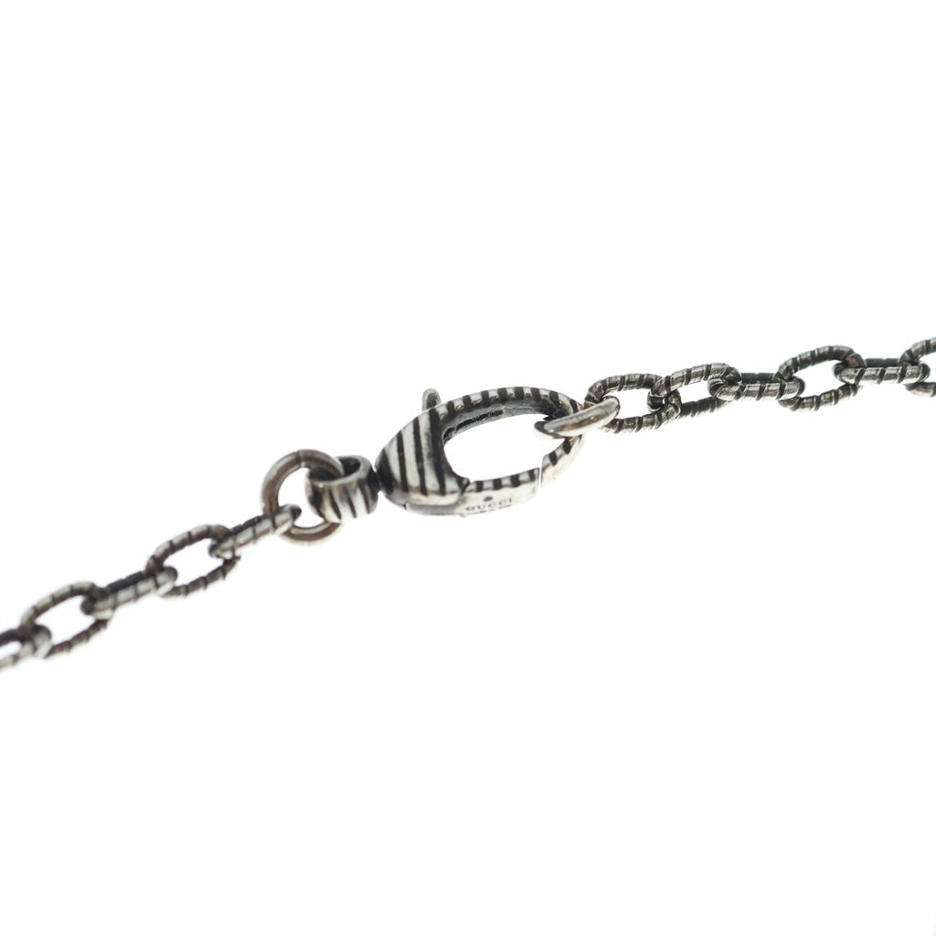 GUCCI(グッチ) インターロッキングG ネックレス ペンダント チェーン シルバー Ag925 17.3g レディース