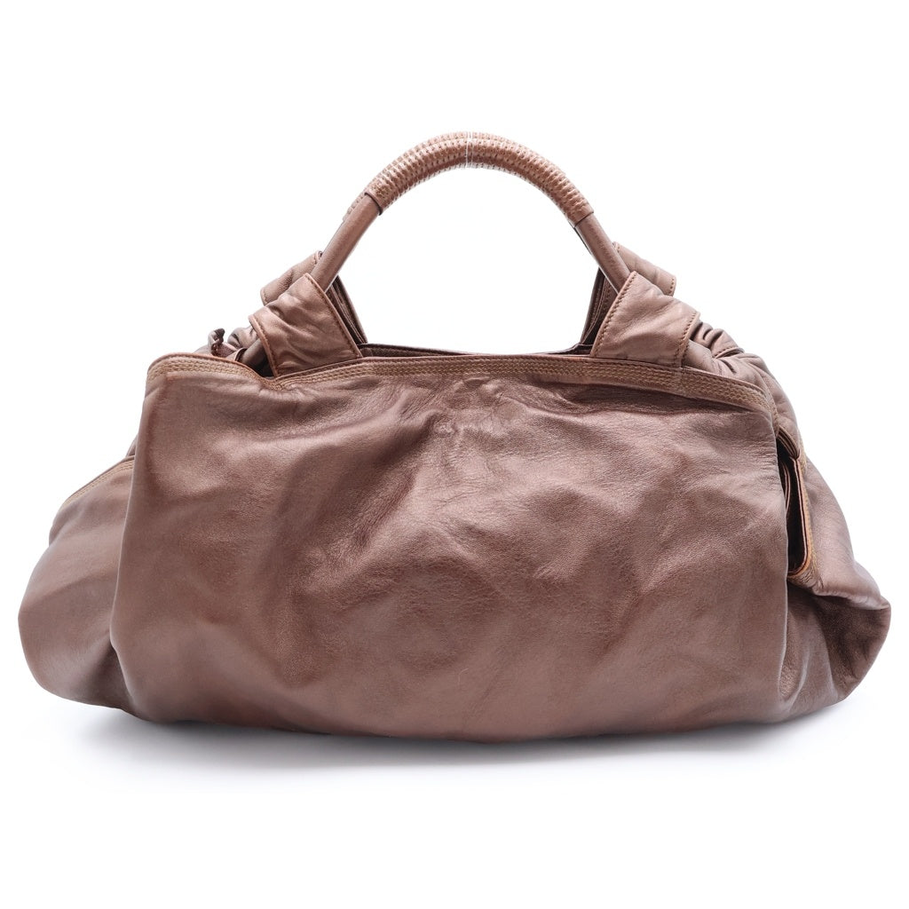 LOEWE(ロエベ) ナッパアイレ ハンドバッグ トートバッグ ブラウン レザー ゴールド金具 レディース