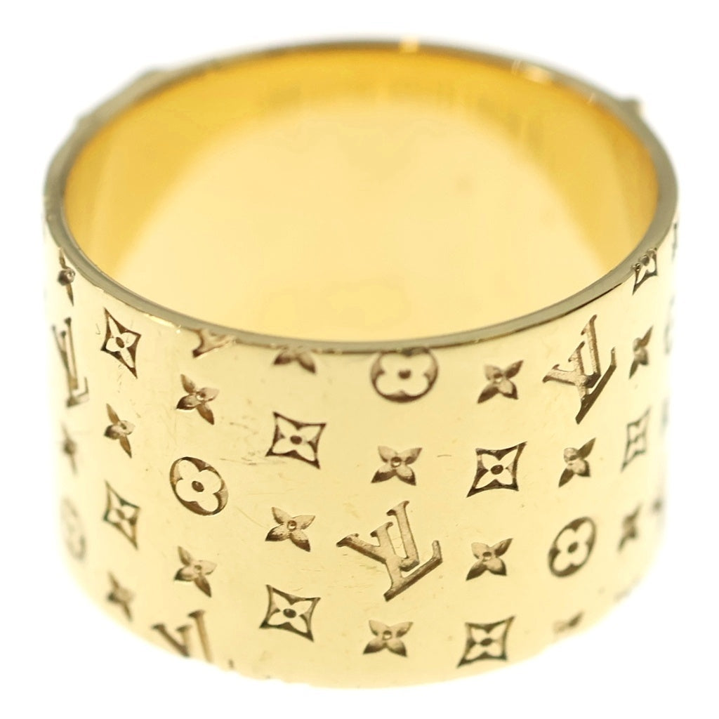 LOUIS VUITTON(ルイヴィトン) モノグラム リング ゴールド GP M68388 #19号 レディース