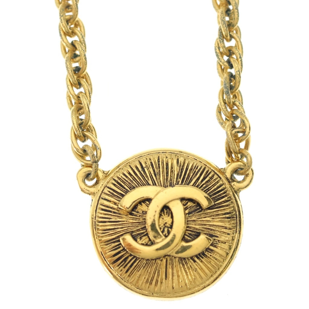 CHANEL(シャネル) ココマーク チェーン チョーカー ネックレス ゴールド GP レディース