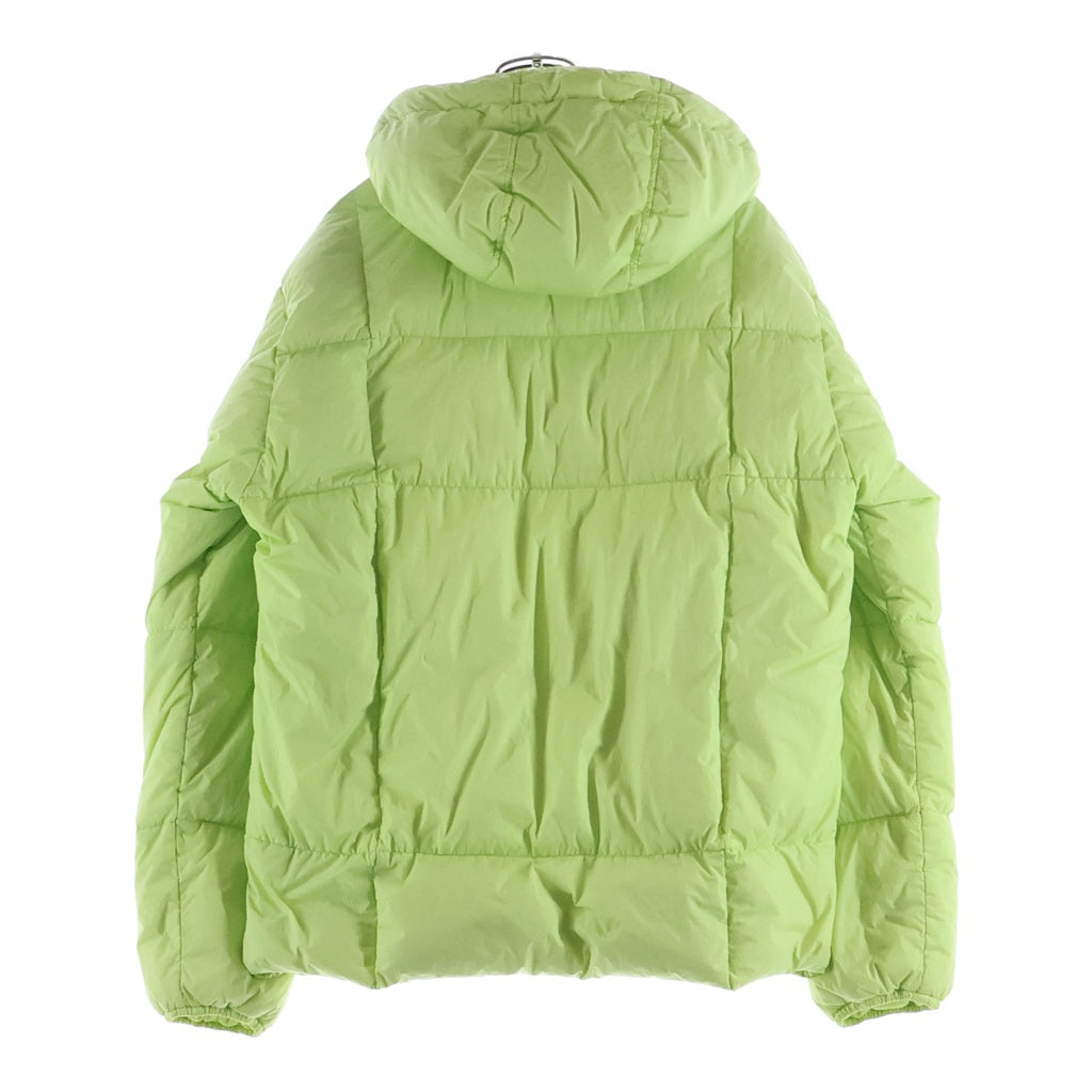 STONE ISLAND(ストーンアイランド) ワッペンロゴ フーデッド ダウンジャケット ネオンイエロー 711540223