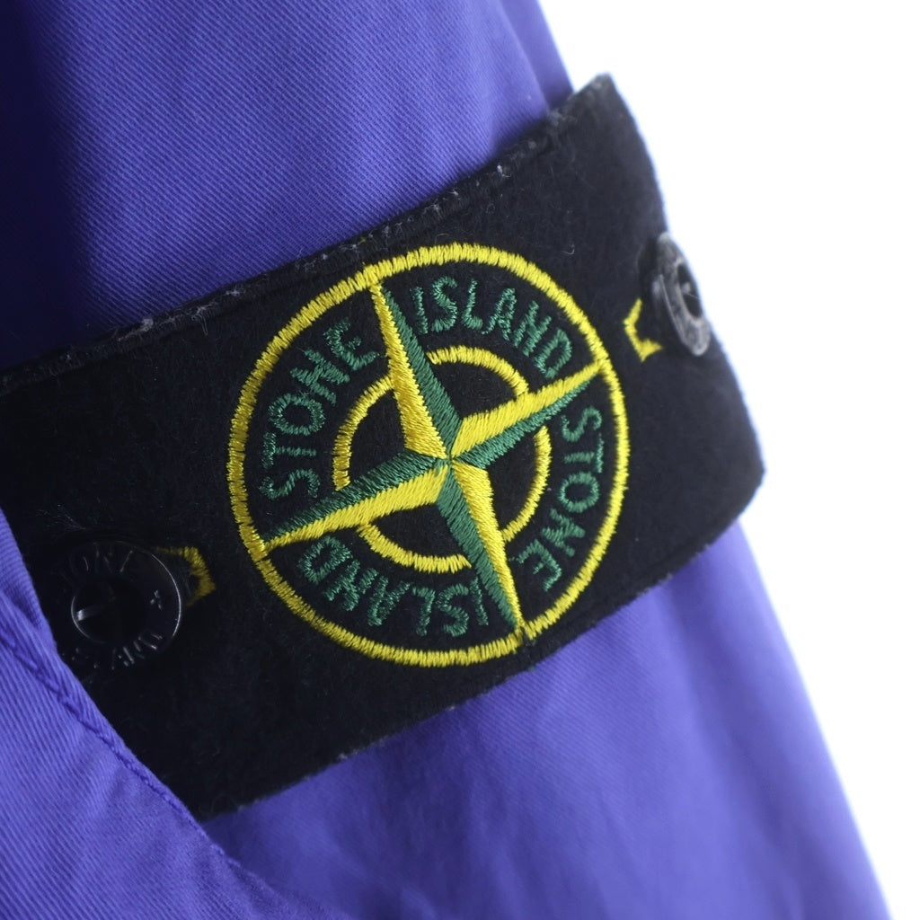STONE ISLAND(ストーンアイランド) 20AW ジップアップ ワーク シャツジャケット ブルー 751510610