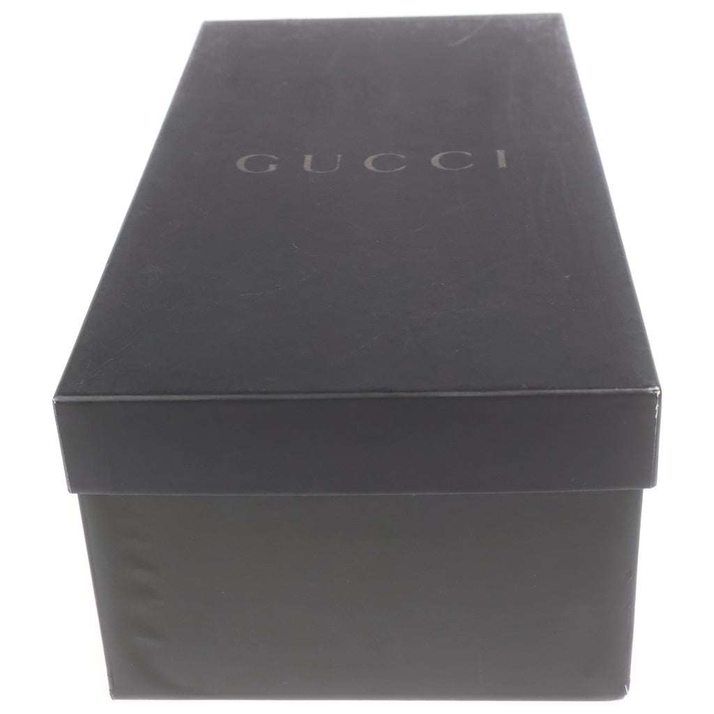GUCCI(グッチ) GGキャンバス バンブーヒール サンダル シューズ ブラック レディース 129746