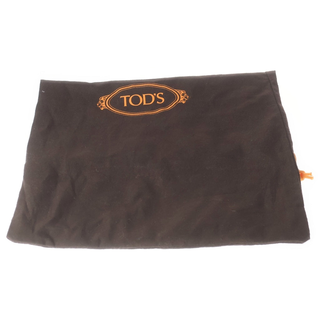 TOD'S(トッズ) アンクルストラップ レザー ウェッジソール ヒール パンプス シューズ ベージュ レディース