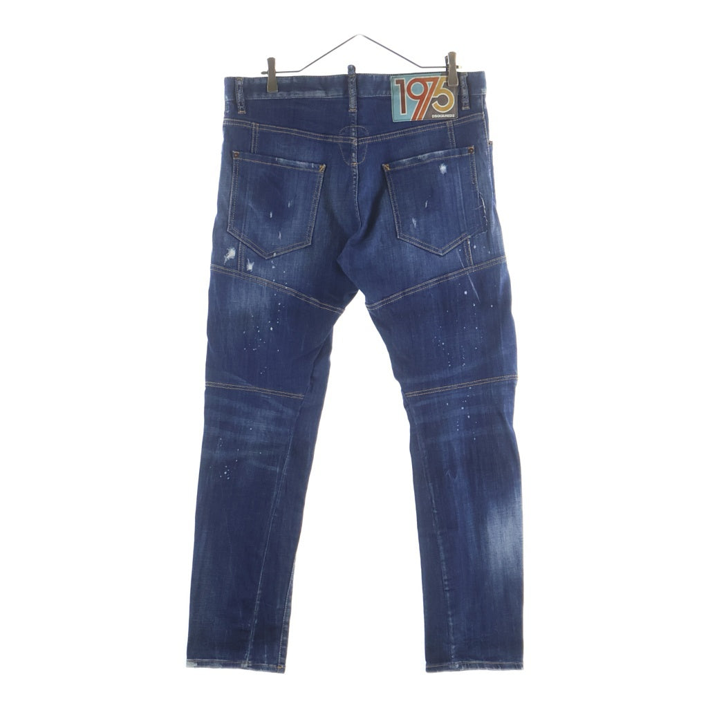 DSQUARED2(ディースクエアード) ■パッチワーク デニムパンツ インディゴ