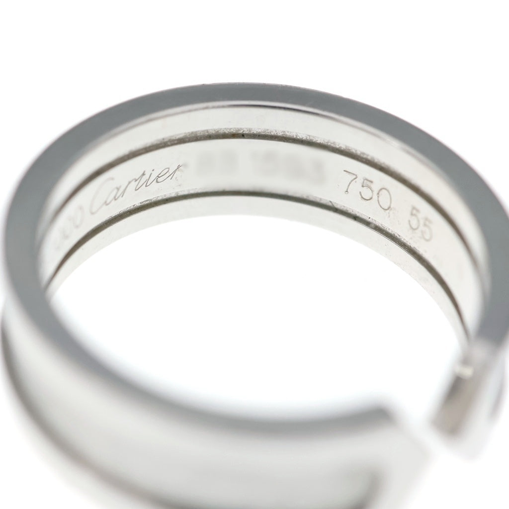 Cartier(カルティエ) C2 リング ホワイトゴールド Au750 K18 WG 指輪 レディース