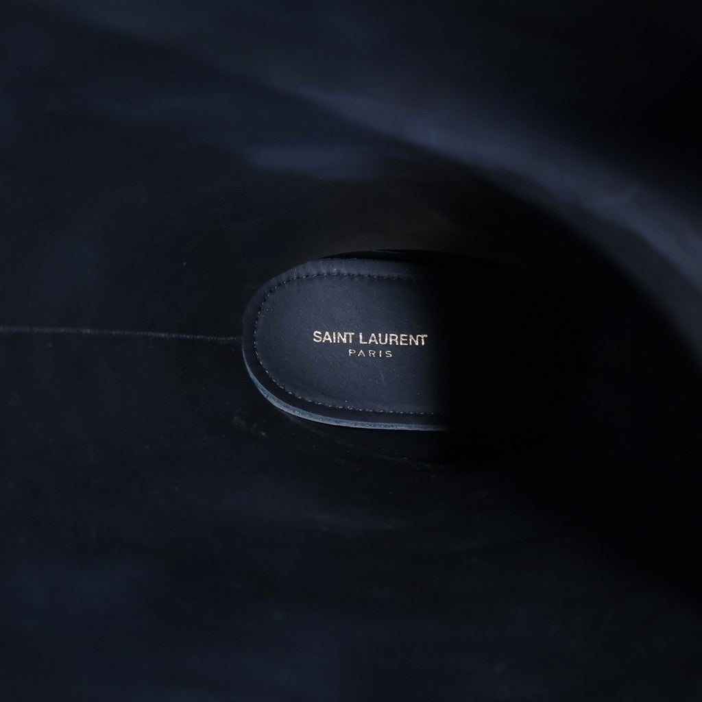 SAINT LAURENT PARIS(サンローランパリ) ■ビジュー ラバーレインブーツ グリーン 長靴 427307 レディース