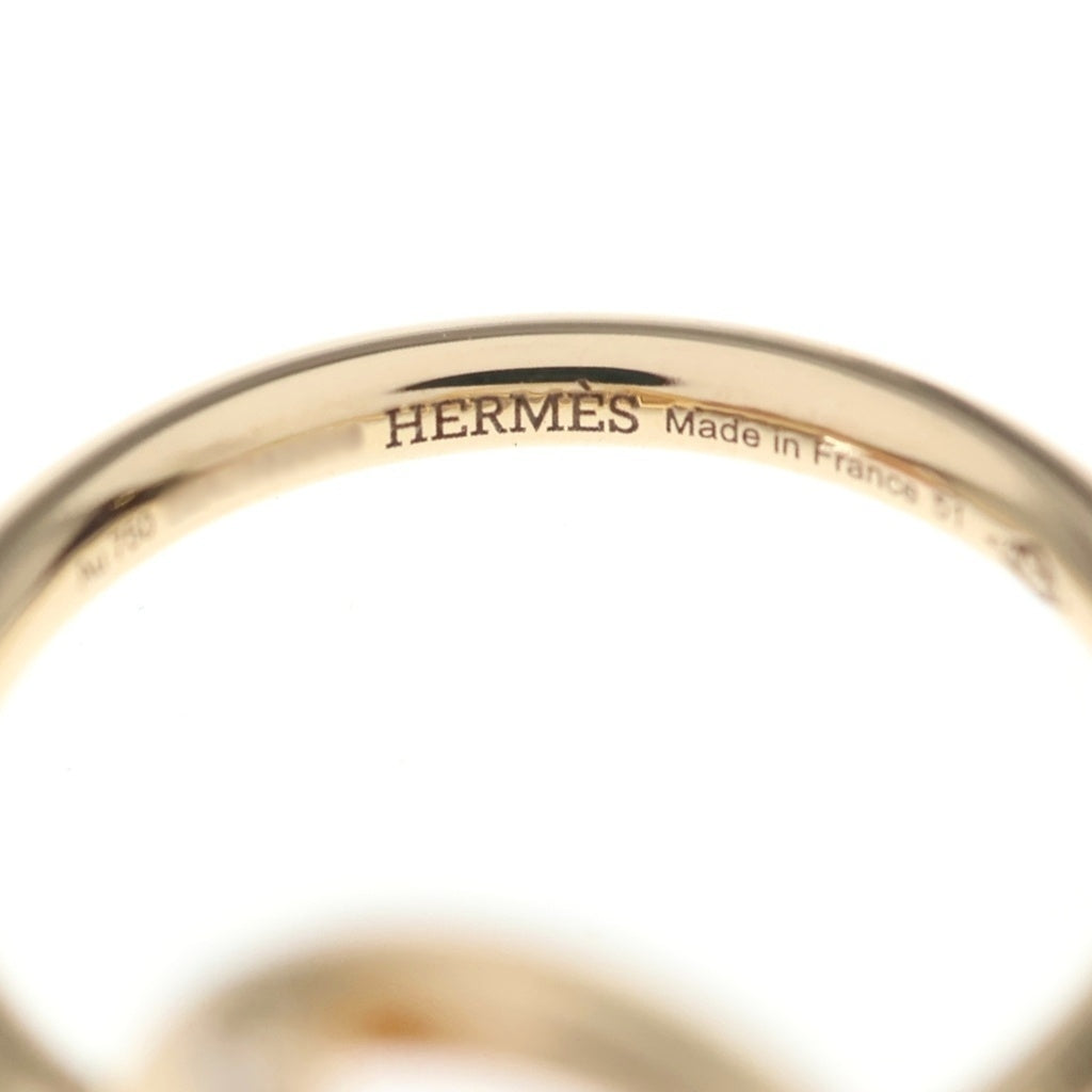 HERMES(エルメス) エシャペPM リング Au750PG ピンクゴールド #51 4.7g 22AJ388008