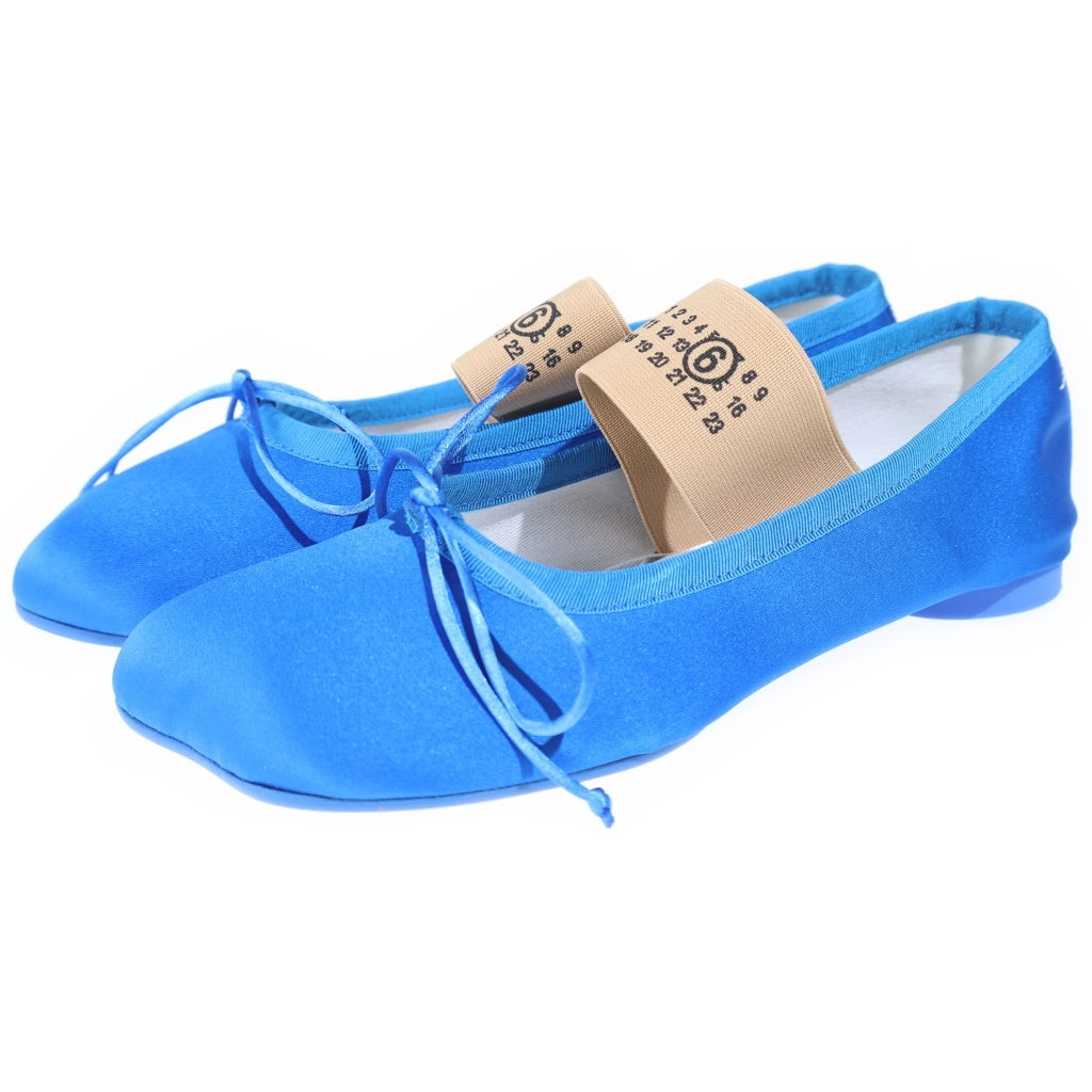 MM6 Maison Margiela(エムエムシックスメゾンマルジェラ) アナトミック バレエシューズ フラットシューズ ブルー 36 S59WZ0093 レディース