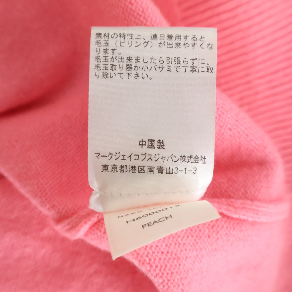 MARC JACOBS(マークジェイコブス) パールボタン半袖ニット ピンク #S N6000019 レディース