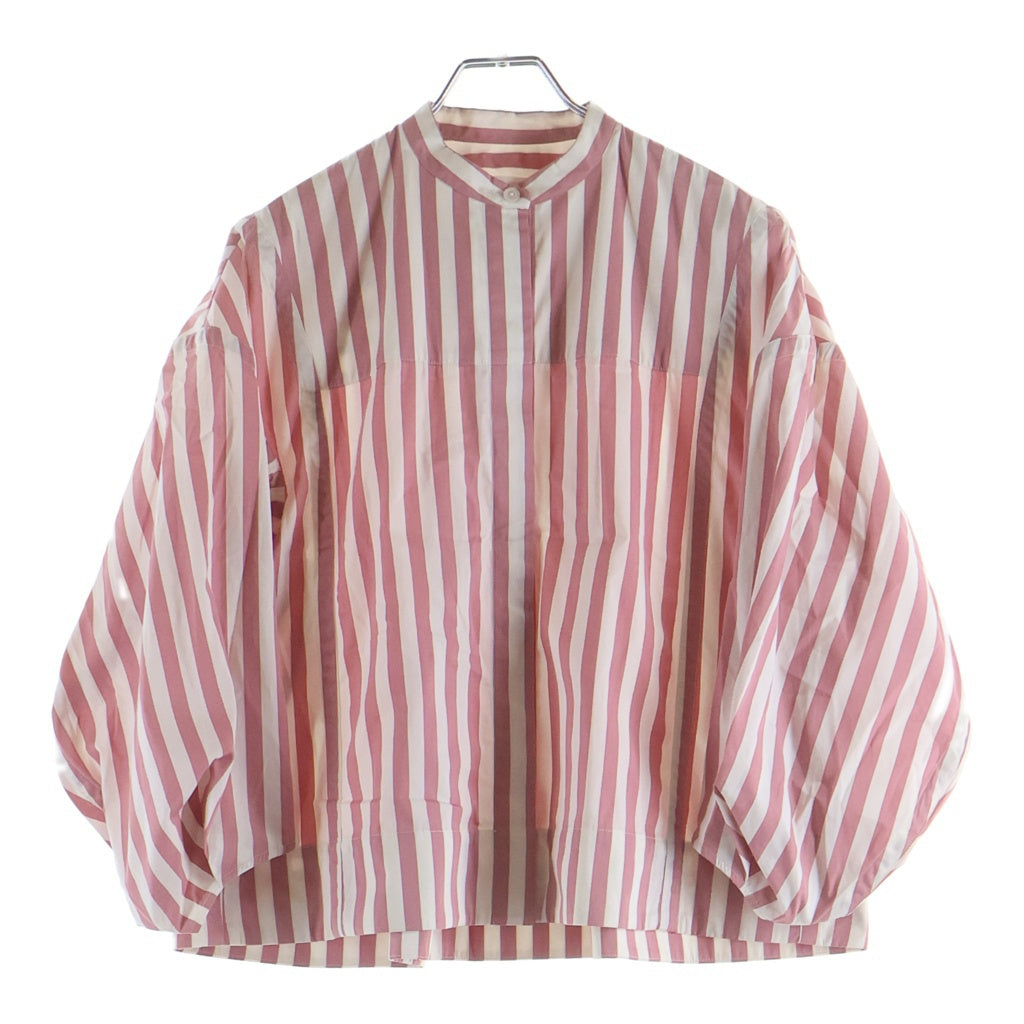 JIL SANDER(ジルサンダー) ストライプシャツ ホワイト×ピンク #32 HS JW NS 0047 HS JW NS 0047 レディース