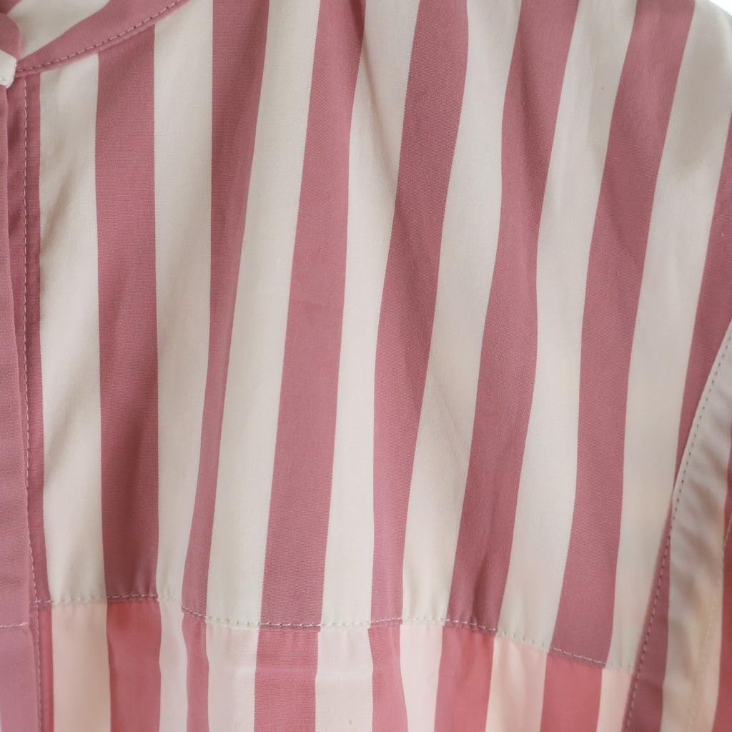 JIL SANDER(ジルサンダー) ストライプシャツ ホワイト×ピンク #32 HS JW NS 0047 HS JW NS 0047 レディース