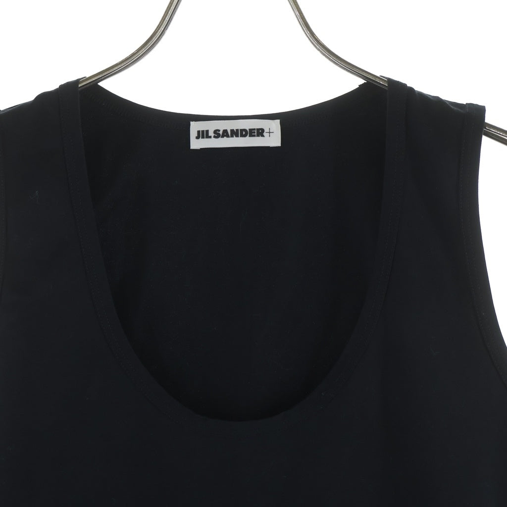 JIL SANDER(ジルサンダー) ロゴ刺繍 ノースリーブ タンクトップ