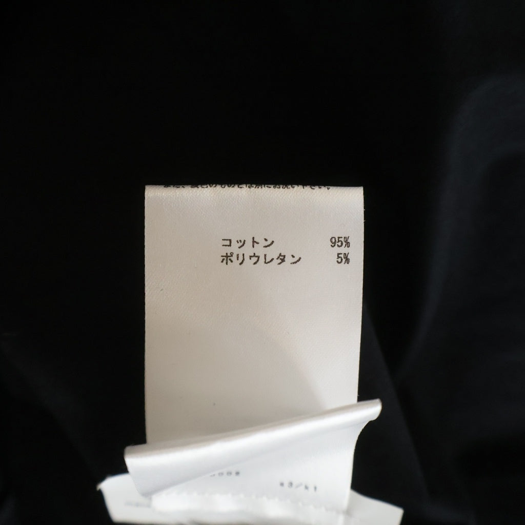JIL SANDER(ジルサンダー) ロゴ刺繍 ノースリーブ タンクトップ カットソー ブラック KK PW ZI 0002 KK レディース