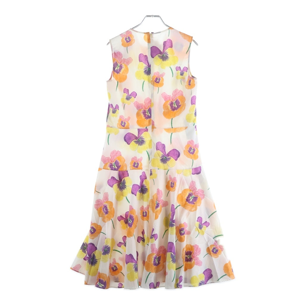 MARNI(マルニ) フラワープリントノースリーブワンピース マルチカラー #40 ABMAT60M00 レディース
