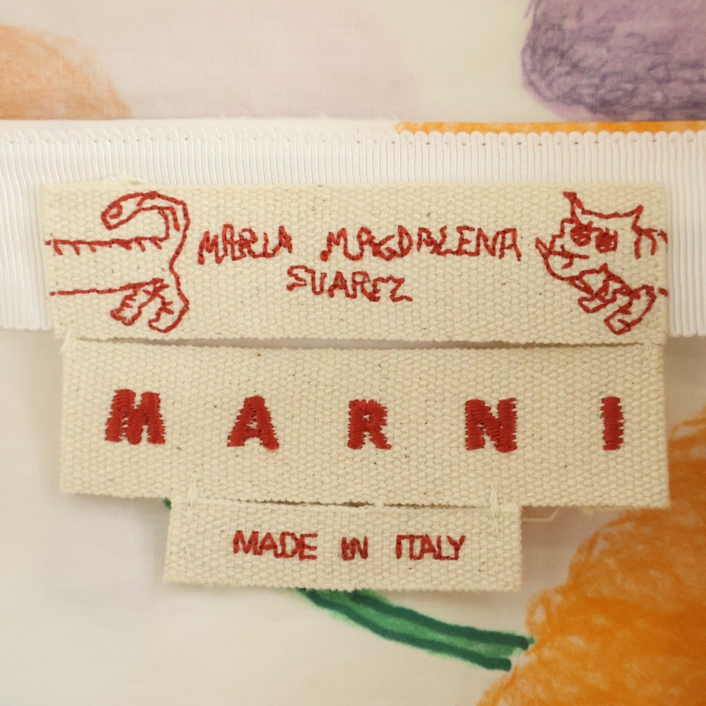 MARNI(マルニ) フラワープリントノースリーブワンピース マルチカラー #40 ABMAT60M00 レディース