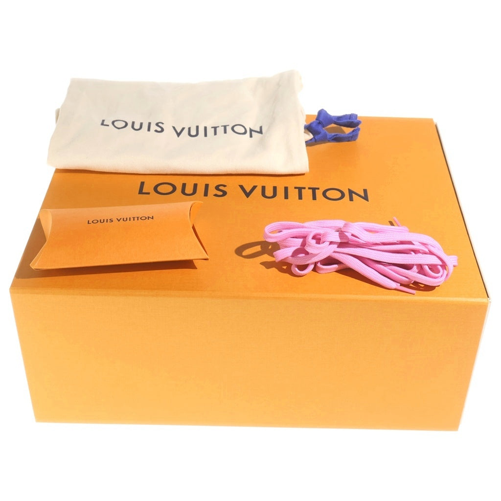 LOUIS VUITTON(ルイヴィトン) スクァッドライン ハイカットスニーカー ホワイト×ブラウン PVC×キャンバス #36 レディース