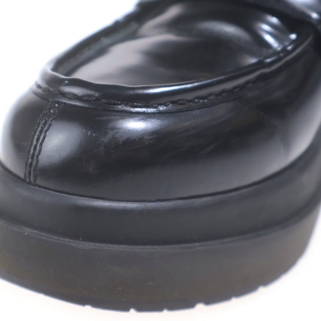 MM6 Maison Margiela(エムエムシックスメゾンマルジェラ) レザー プラットフォーム 厚底 ローカットシューズ ローファー ブラック レディース S59WR0024