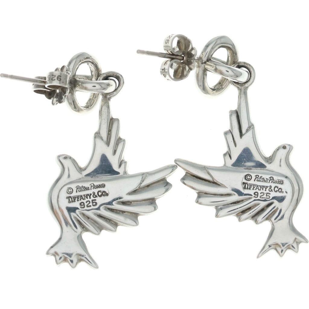 TIFFANY & Co.(ティファニー) ピジョン クロス ピアス 925 シルバー アクセサリー レディース